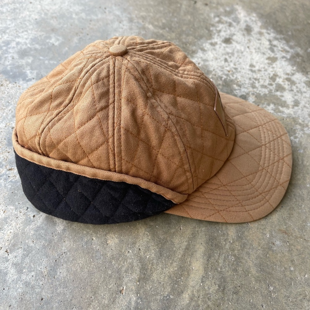 Vintage Carhartt Insulated Hat w/ Ear Flaps RN 14806 Men’s Size M/L Brown - Picture 2 of 5